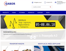 Tablet Screenshot of gabor.com.pl